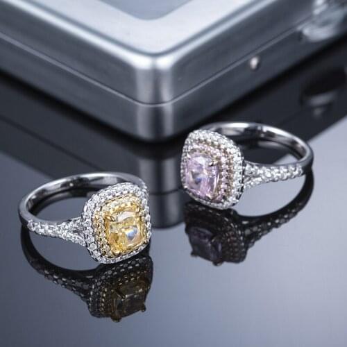 2021 Fashion Jewellery 1.0ct Gemstone Rings In 925 Sterling Silver