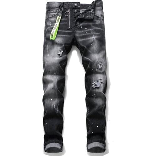 2020 New Design Pantalon Homme Jean Mens Jeans Hip Hop Patchwork Skinny Jeans Men