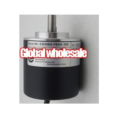 1pcs EB50B8-P6HA-300 rotary encoder for Elco / 300P/R pulse encoder / diameter 8mm