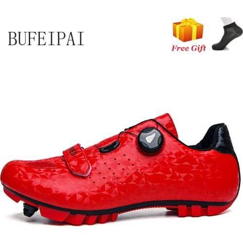 Professional SPD Cleat Cycling Shoes MTB Mountain Bike Shoes Non-Slip Cycling Sneakers Men Breathable Racing RoadBicycle Shoes 8