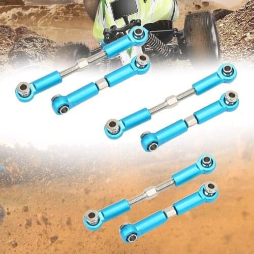 1Set Steering Pull Rod Adjustable RC Steering Lever for WLtoys 1/18 A959-B A969 A979 K929 RC Car