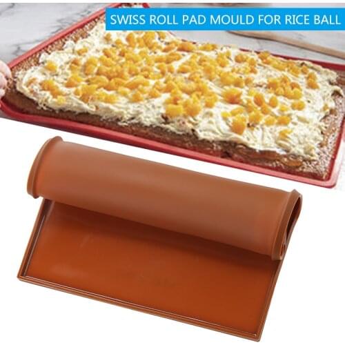 1pc Silicone Baking Mat DIY Pizza Pan Tray Mat Non Stick Oven Liner Swiss Roll Pad Bakeware Tool 30*26cm