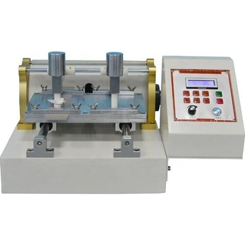 Fabric Friction Dyeing Color Fastness Tester, Leather 2 Head JIS Rubbing Tester Wet and Dry Rubbing Testing Machine