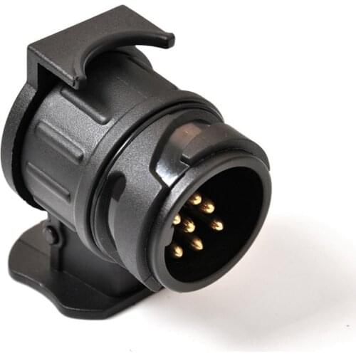 1pc 13 To 7 Pin Plug Adapter Trailer Connector 12V Towbar Towing Plugs Adapter