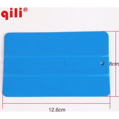 100pcs Qili QG-07 Mini Hard Card Squeegee Car Film Tool Window tint tool vinyl Scraper tools Application square squeegee