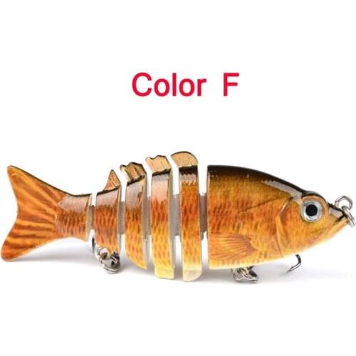 6 Segmented Fish Lure Multi-jointed Fishing Lures Swim Bait Sinking Wobblers Swimbait Fishing Tackle