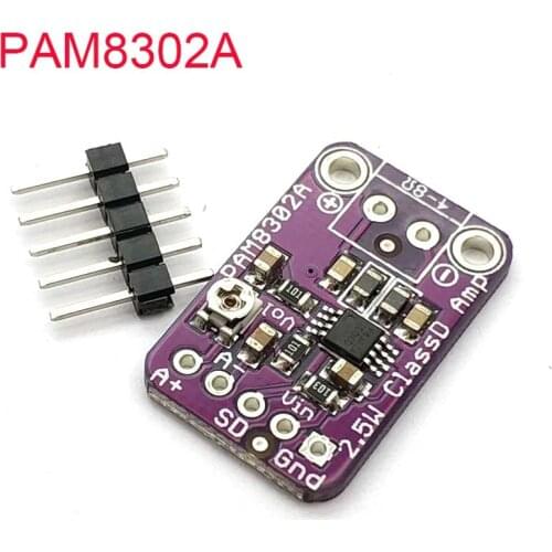 PAM8302 2130 Mono 2.5W Class D Audio Amplifier - PAM8302 module Mono 2.5W Class D Audio Amplifier - PAM8302
