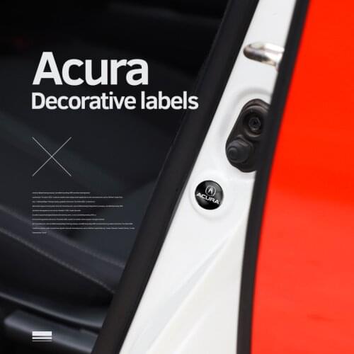 4Pcs PVC Car Shock-Absorbing Gasket Small Accessories For Acura RDX MDX ILX TLX CDX Integra ZDX RLX TSX RSX B17A1 B18C1 VTEC RL