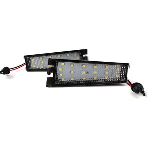 2 Pcs White 18SMD LED Number License Plate Light Lamp Fits For Cadillac CTS 2008-2010