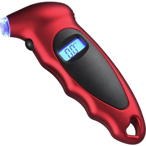 Digital Tire Pressure Gauge 150 PSI Backlit LCD and Non-Slip Grip High-Precision Car Tyre Air Pressure Gauge Meter