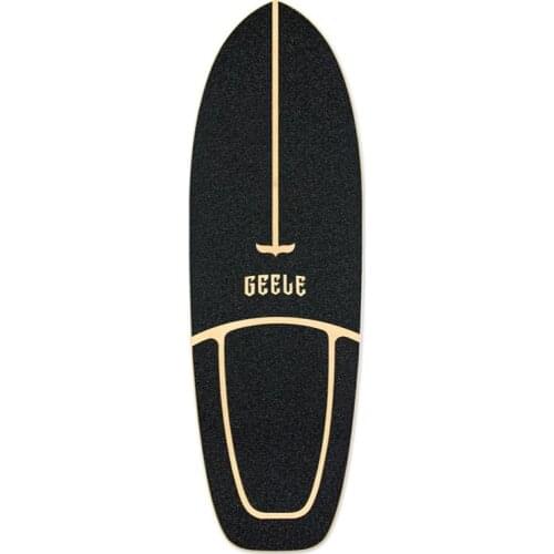 Land Surfing Skateboard Size Fish Board Maple Board Surface Log Brushed Street Board Wooden Professional Board Surface