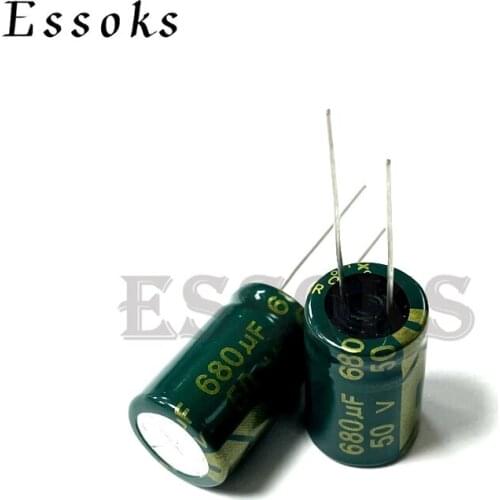 5pcs Electrolytic Capacitor 50V680UF 50V 680UF 13X20 mm High Frequency Low ESR Aluminum Capacitors