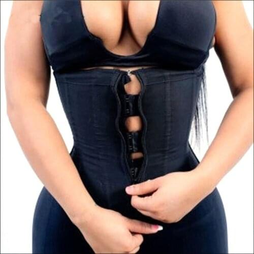 Latex Waist Trainer Body Shaper Corset Underbust Belly Sheath Slimming Belt Body Shapewear Women Modeling Strap Steel Bone Fajas