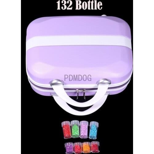 2021 NEW 132 Bottles Diamond Painting Accessories Tool Carry Case Box Container Diamond Storage Bag Case Diamond embroidery