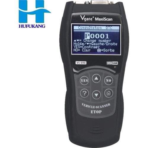 New VGATE VS890 OBD2 Diagnostic Tool Multi-language Auto Scanner Vgate Maxiscan VS-890 Read/Clear DTC