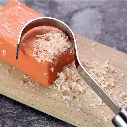 New Chocolate Scraper Stainless Steel Cheese Grater Butter Blade Knife Cutter Useful Dessert Tool Baking Gadgets Hand Operated