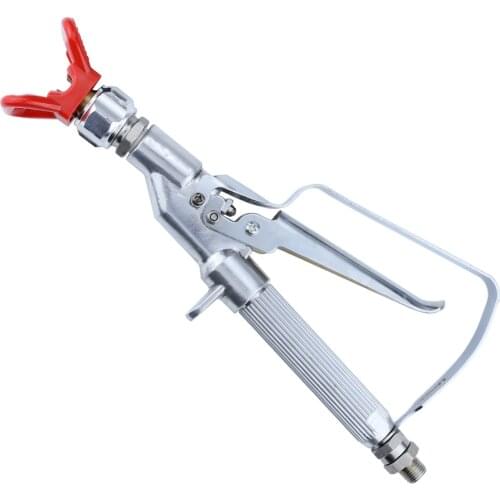 244161 Contractor Airless Paint Inline Celling Spray gun, High Pressure 3600 PSI Straight shank spray gun with tip nozzle guard