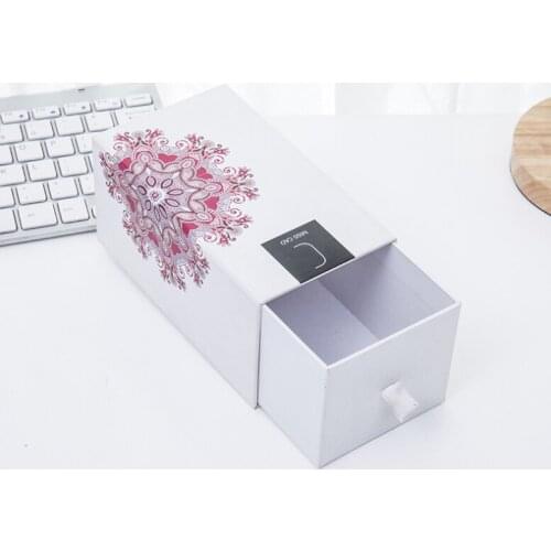 Custom logo hot stamping gift drawer box,hard cardboard drawer packaging gift box with foil logo ---XP0523