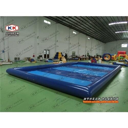 Durable pvc removable square adult n kids inflatable ground pool