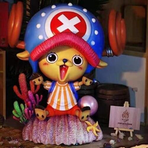 ONE PIECE GK Statue The Straw Hat Pirates Ship Doctor Tony Tony Chopper 61CM Resin Action Figure Collection Model Toys C297