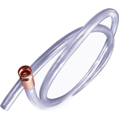 Water Oil Transfer Copper Pump Petrol Liquid Manual Pump Syphon Fuel Saver Pump H8WE