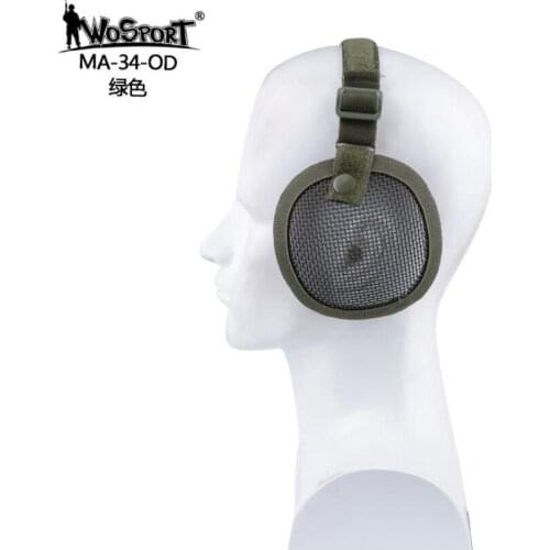 Wosport helmet Ear protection equipment Airborne Tactical Helmet Reinforced Tight Pants Ear Protective Device Cs Game Accessory