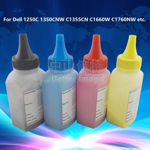 XIMO Compatible for DELL C1660w, C1760NW,1250C,C1765NF Toner powder / Cartridge powder / Laser powder, Free Shipping