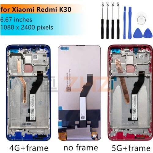 For Xiaomi Redmi K30 LCD display Touch Screen Digitizer assembly for redmi k30 Pro LCD For Xiaomi Poco X2 screen replacement
