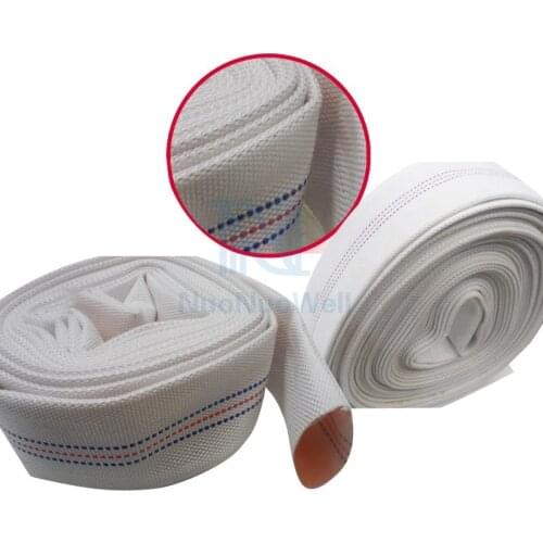 1" Linings PVC Agricultural Fire Hose Canvas Plastic Explosion-proof Soft Pipe Car Wash Sprinkling Water Irrigation Line 10M/20M