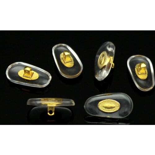 PVC Nose Pad 10 Pairs, Silicone Spiral In Nose Seat, For Eyeglasses And Sunglasses Bracket Nose Pad Accessories