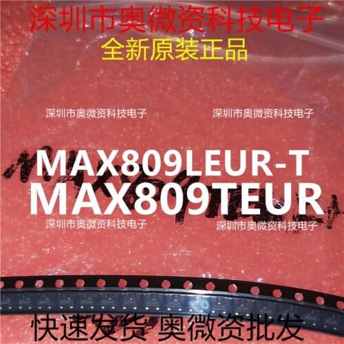100% Original In Stock New MAX809-T MAX809TEUR (ACAA) SOT-23 (20pcs/lot