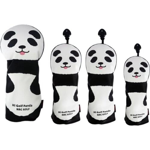 4Pcs Premium Golf Wood Driver Fairway Headcover Club Putter Covers #1 #3 #5 ut