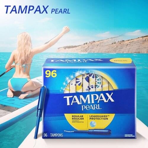96 Pcs Tampons Tampax Regular Absorbency Tampone Unscented Independent Packing Leak-proof Replace Sanitary Napkin Menstrual Cup
