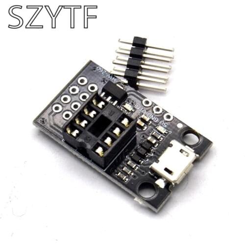 ATtiny13A/ATtiny25 /ATtiny45/ATtiny85 Pluggable Development Programming Bare Board