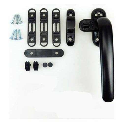 White / Black / Replacement UPVC Cockspur Window Handles Left Hand Zinc Alloy Window Hardware Door Handle