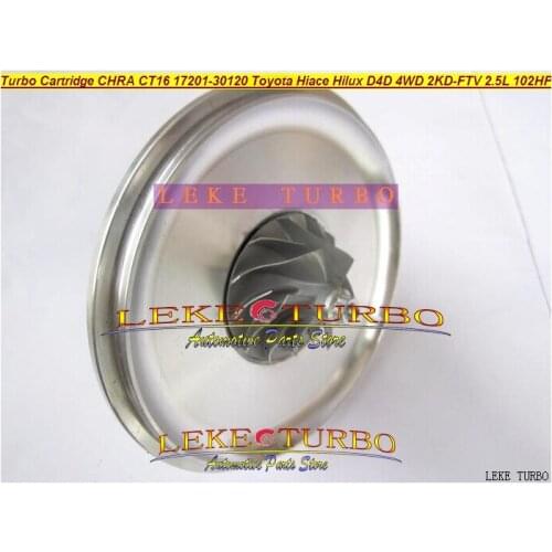 Free Ship Turbo Cartridge CHRA Core CT16 17201-30030 Turbocharger For TOYOTA Hi-ace Hi-lux Hiace Hilux Pickup 2KD 2KD-FTV 2.5L D