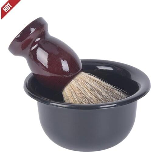 Mens Shaving Bowl Soap Mug Cup Barber Shaving Brush Bowl Face Cleaning Tools Holder Male Shaving Appliance