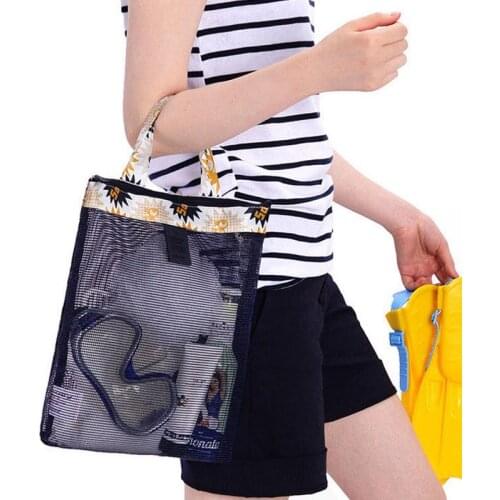 Travel Swimming Beach Bag Clothing Storage Bag Ladies Travel Seaside Wash Handbag Shopping Shoulder Bag 3