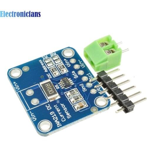 INA219 I2C Zero Drift Bi-directional Current Power Supply Sensor Breakout Monitoring Module