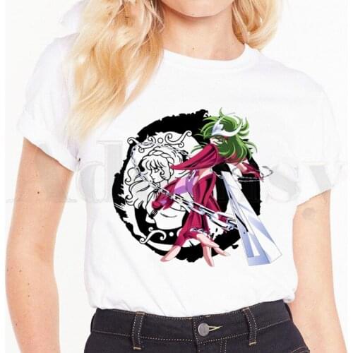 Saint Seiya Pegasus Phoenix Anime Harajuku Tshirt Hip Hop Girl Print Top Tees Harajuku Tshirts Men Fashion Summer T-shirt