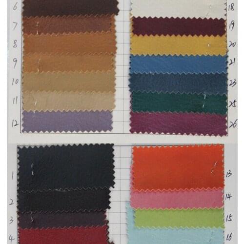 Faux leather fabric wholesale embossed leather Symphony embossed litchi synthetic PU leather