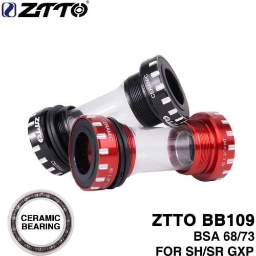 CERAMIC Bearing BB109 BSA68 Bsa 73 MTB Road Bike External Bottom Brackets for Parts 24mm BB 22mm GXP Crankset