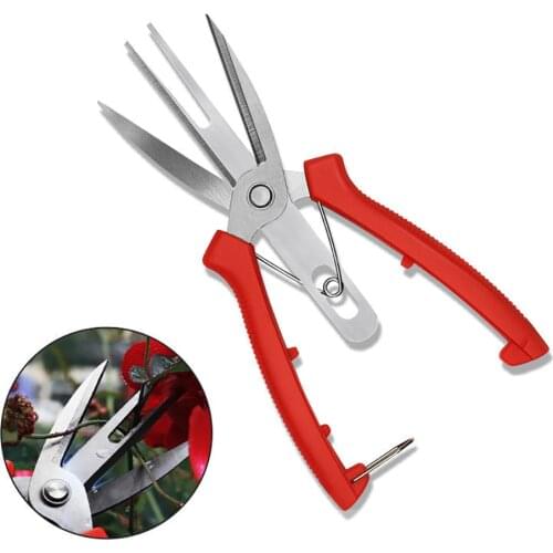 New Double-port Pruning Scissors Flowers Trim Agriculture Thinning Shears Multi-use Garden Tools Gardening Fruit Trees Shears