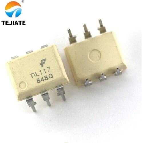 5PCS TEJIATE Optocoupler TIL117 DIP-6 Direct Insertion Transistor Photoelectric Output Optical Isolator Imprint 848Q
