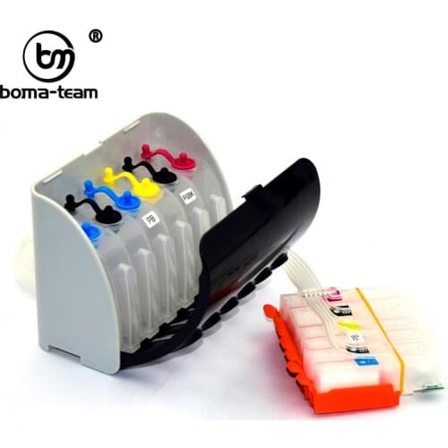 PGI280 PGI-280 CLI-281 Ciss System With Permanent chip For Canon TS702 PIXMA TR7520 TR8520 TS6120 TS8120 TS9120 printer