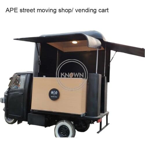 Piaggi Vespa car ape street food shop food truck for coffee hamburger