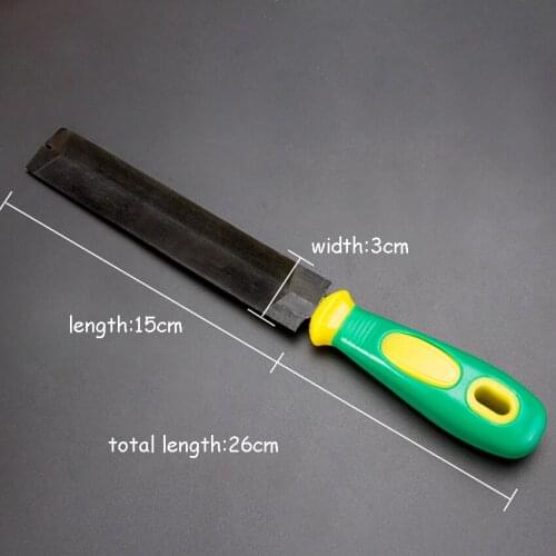 Woodworking Fine-tooth Double-cut Diamond Shaped Files High Carbon Steel Saw Blade Polishing Carpenter Tools 15*3cm