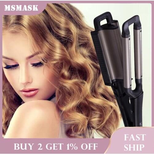 Professional Hair Curler Ceramic Electric Curling Iron Hair Styler Hair Waver Styling Tool Waver Irons Volume Perm Styler Wand
