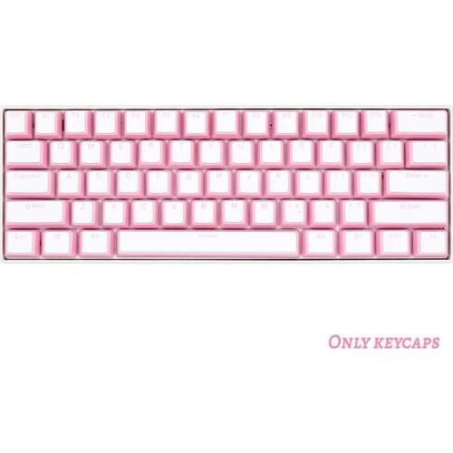 104 Keys PBT OEM Double Color Pudding Keycaps For Gaming Mechanical Keyboard Colorful Letters For Cherry Mx Switch Color Match