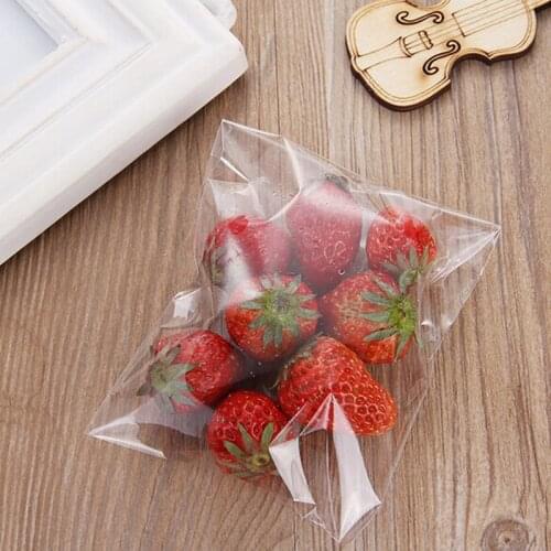 16x23cm +4cm 500pcs Clear OPP Plastic Self Adhesive Packing Bags